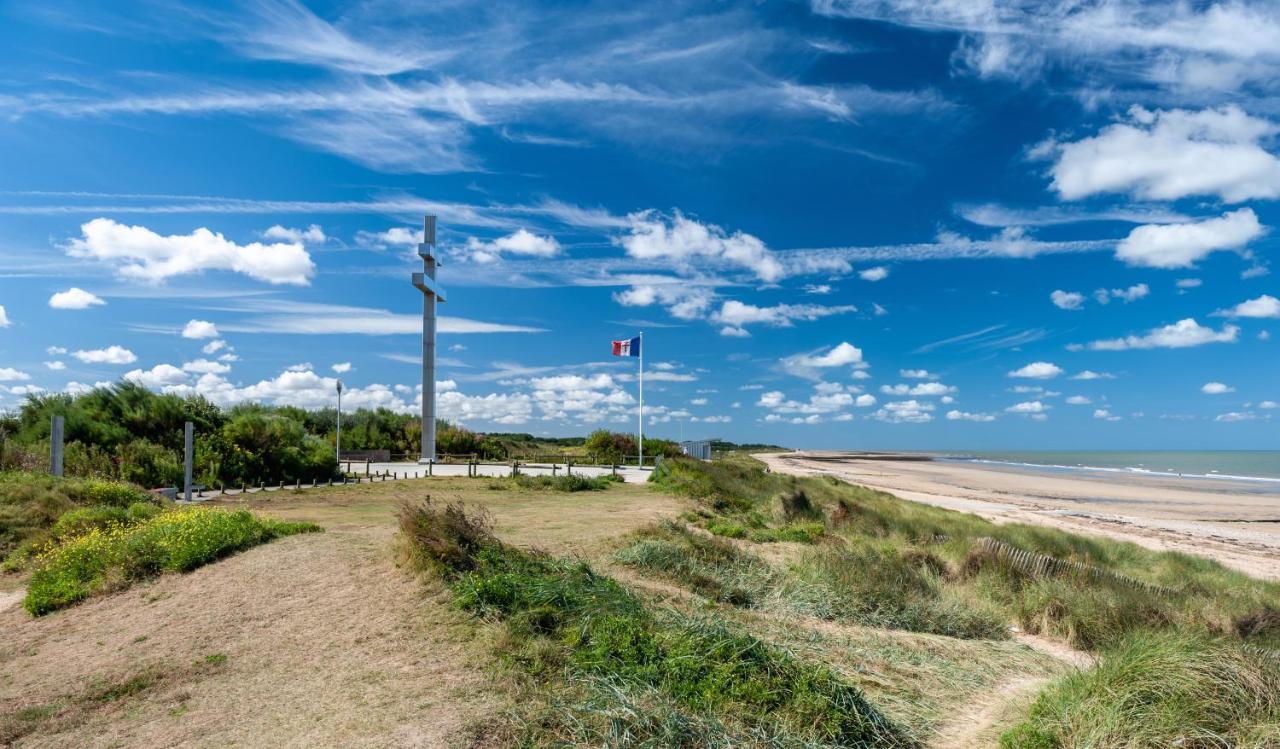 La Courette, Maison Avec Cour Proche Plage Graye-sur-Mer エクステリア 写真